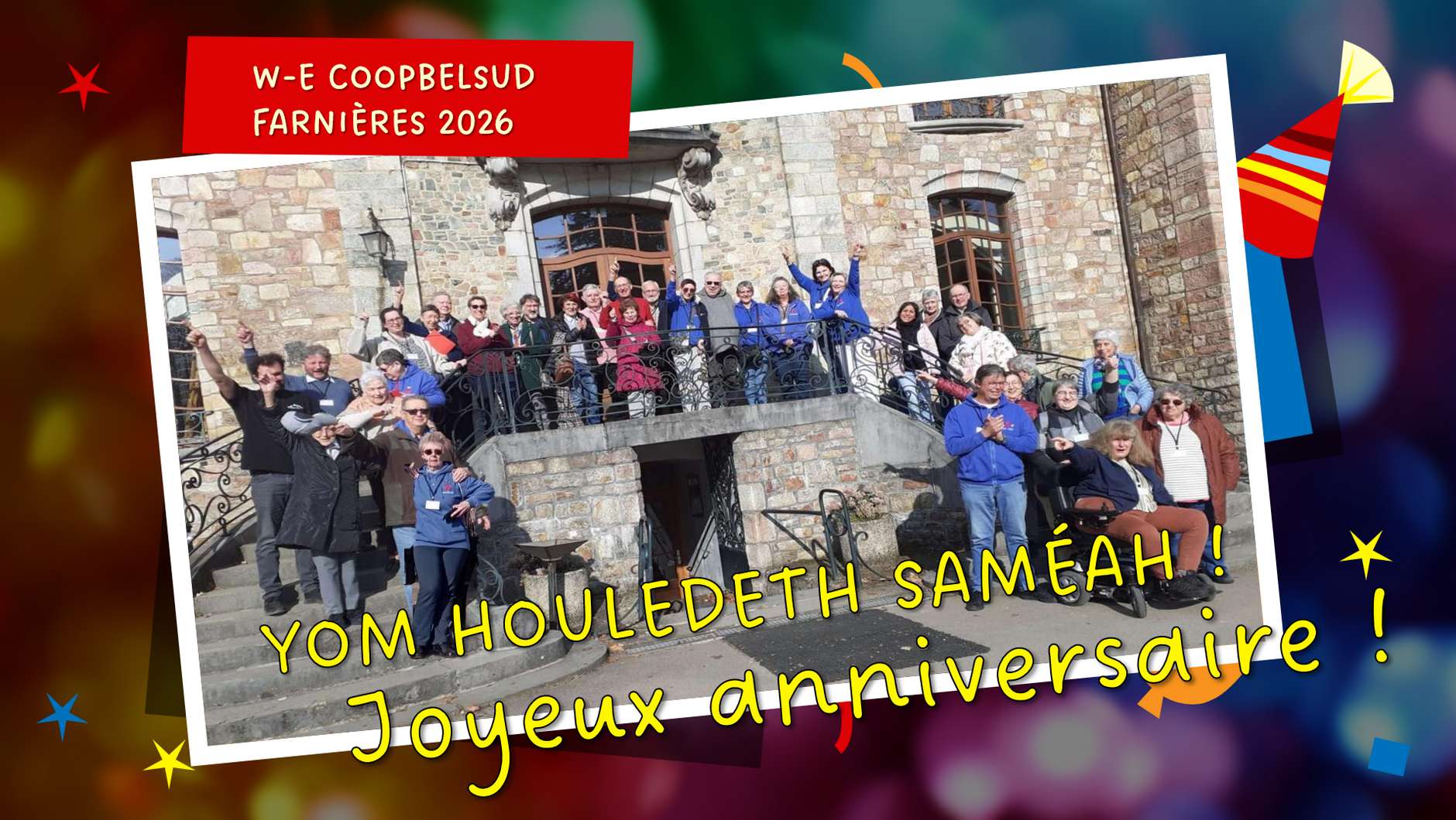 Joyeux anniversaire ! W-E CoopBelsud, Farnières 2026